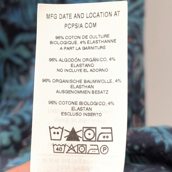 PATAGONIA Women's Its A Forest Navy Jersey Dress Cross Back ~ Size Small - Picture 11 of 12